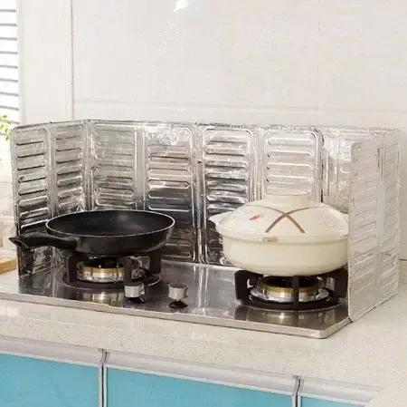 Защитный экран от брызг жира 84*32,5см для плиты на кухню Коломия