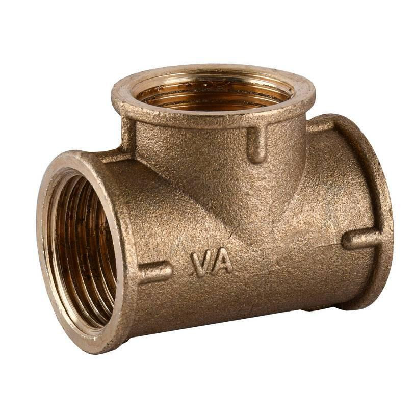 Трійник 1/2'' внутр/внутр/внутр Україна, латунь Харків - фото 1