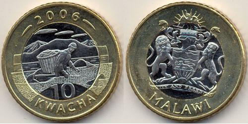 Malawi Малаві - 10 Kwacha 2006 aUNC Полтава - фото 1