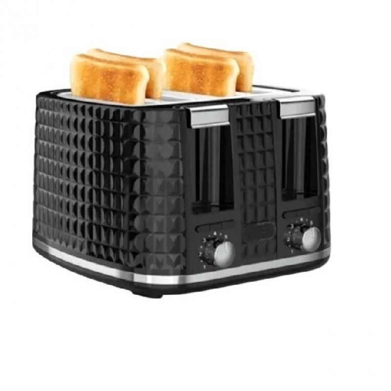 Тостер на 4 скибочки Domotec/RAF R-503 1500Вт піддон для крихт, 6 режимів обсмажування Одеса - фото 2