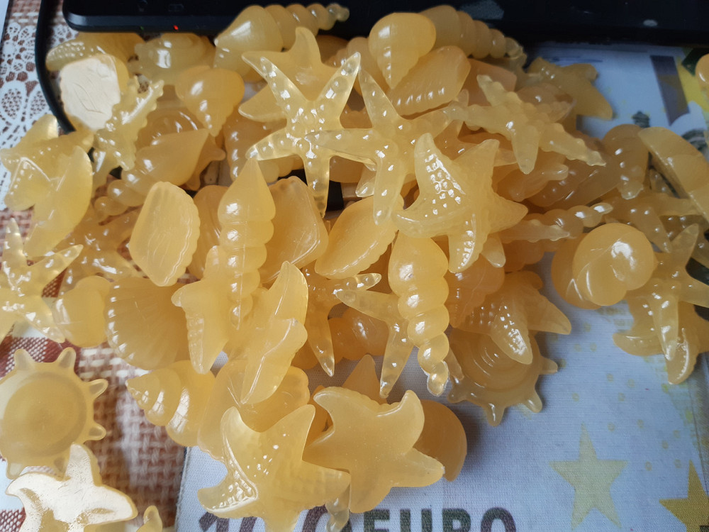 Світяться лимонні камені в акваріум - у наборі 10шт. (розмір одного каменю 1,5-2,5 см) Київ - фото 1