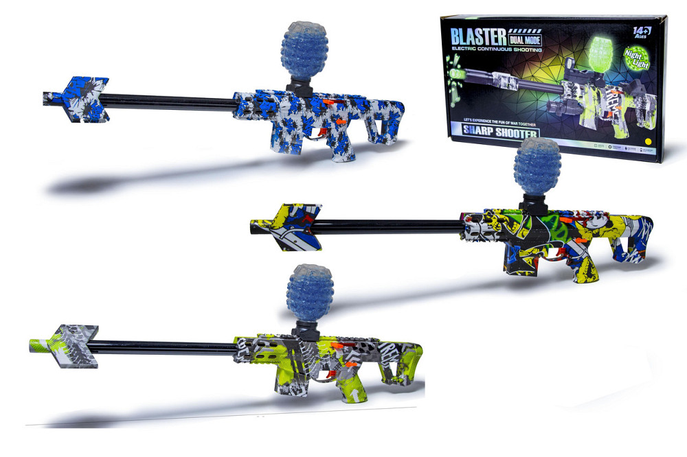 Автоматичний автомат на орбізах, на акумуляторі, кулі неонові - світяться у темряві, код 555B-1Y Одеса - фото 2