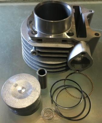 Циліндр у зборі скутера 4т 125 Мукачево