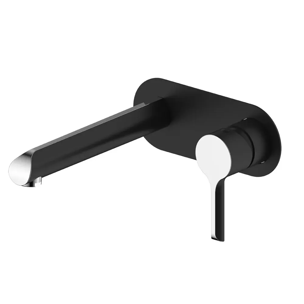 Змішувач для раковини настінний Gappo G1003-26 чорний/хром Київ - фото 1