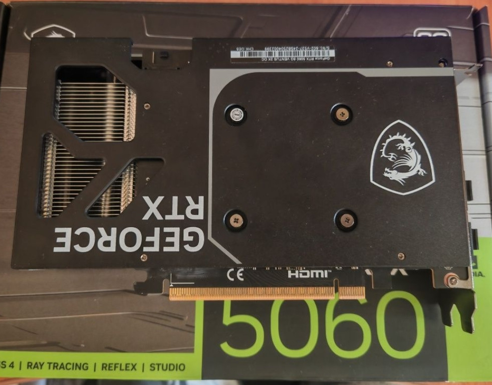 Відеокарта RTX 5060 Msi Ventus 2x ос (8 Gb DDR7, Pci 5.0) Київ - фото 4