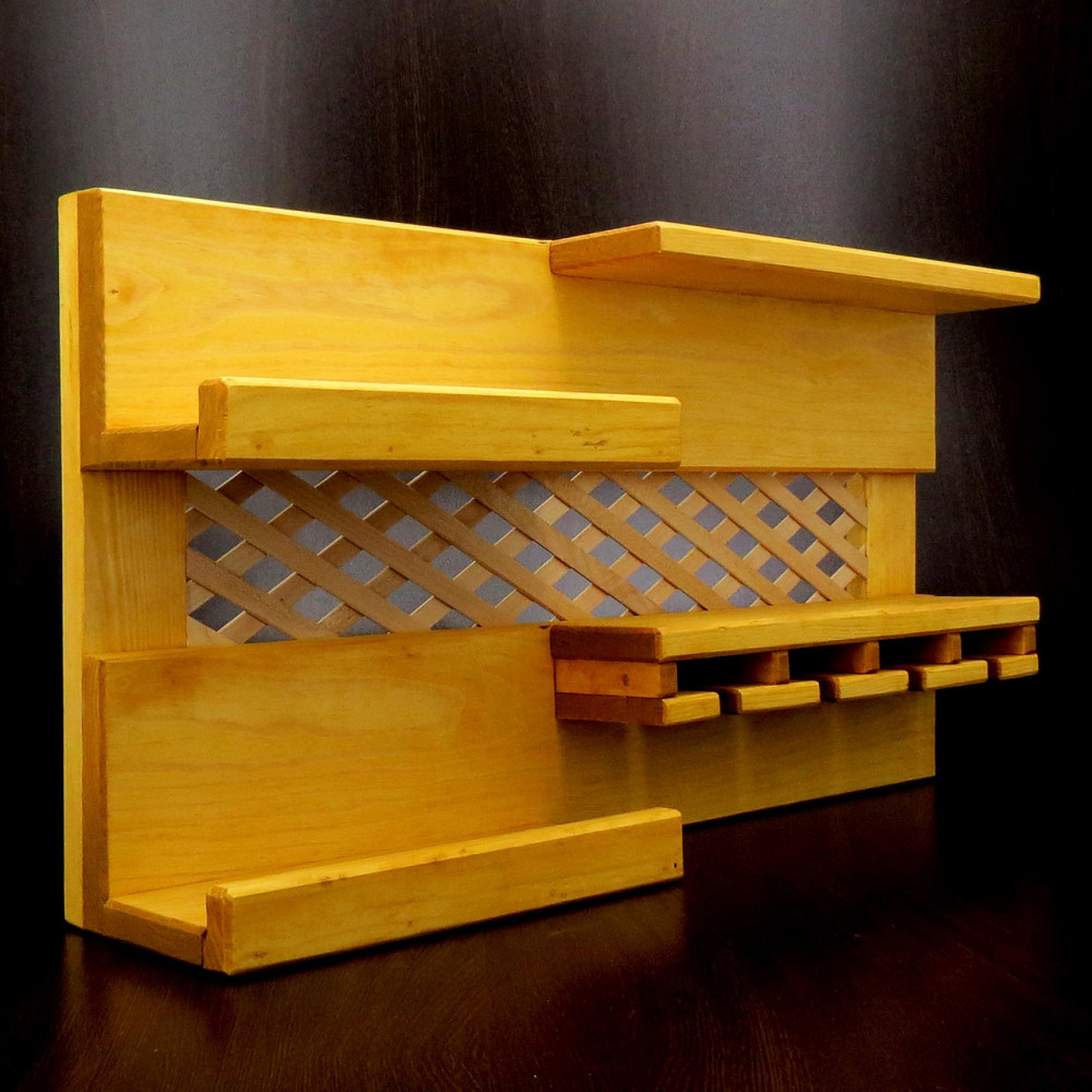 Настінна винна полиця "Тояма" каррі Миколаїв - фото 3