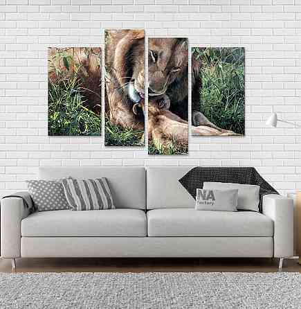 Модульна картина Природа Лев Art-167_4 Київ