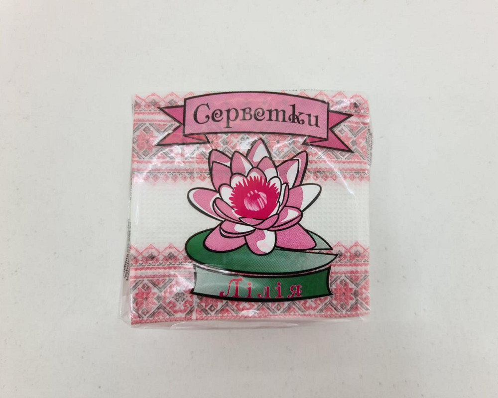 Серветка для сервірування 35лист Лілія малюнок (14 пачка) Харків - фото 4