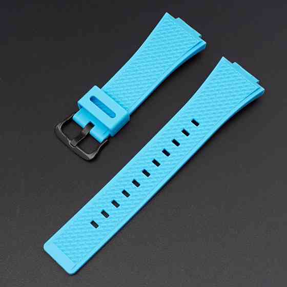 Ремешок для Casio G-Shock GA-100/110 Light Blue BK SBR Киев