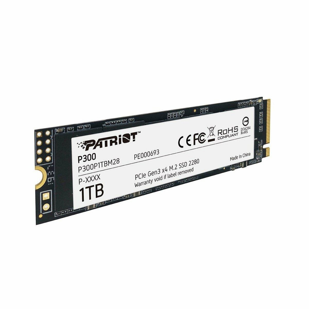 SSD диск накопичувач M.2 Patriot P300 1TB NVMe 2280 PCIe 3.0x4 3D NAND TLC P300P1TBM28 Одеса - фото 3