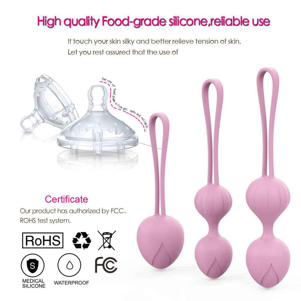 Набор вагинальных шариков Every Night Toys Wendy, 3 шт, сиреневый Sex Aura Киев - изображение 4