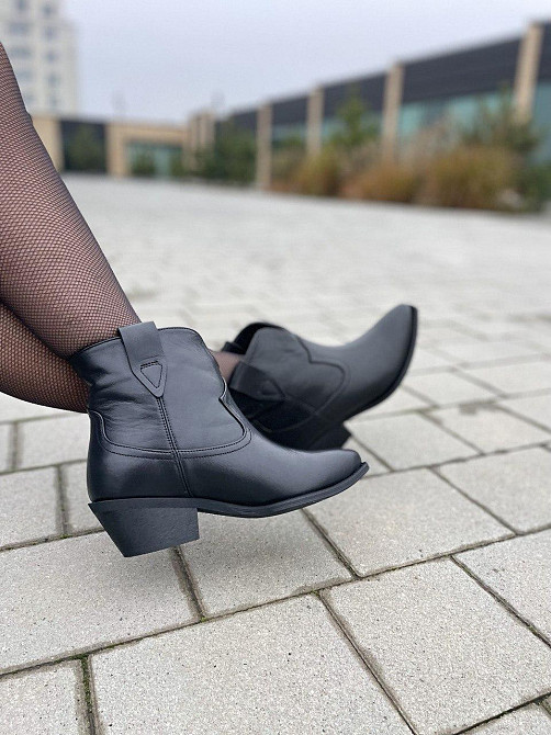 LIRIO Черевики жіночі LIRIO /10140 чорні (зима, шкіра натуральна) (5302) 37р.38р.39р.40р. 37 Коломыя - изображение 2