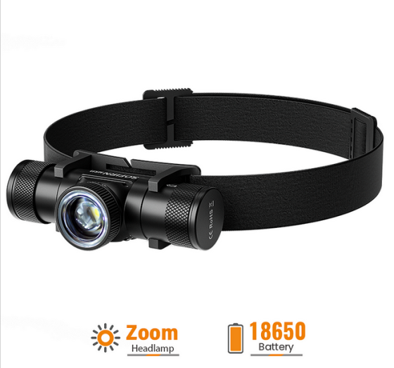 Налобний ліхтар Sofirn HS11 Zoom (біле світло) 630 лм з акумулятором Sofirn 3000mAh Вінниця