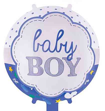 Фольгована куля baby boy 18" 45см Київ