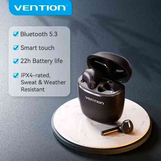 Наушники беспроводные Vention Elf Earbuds E02, цвет черный NBGB0 Одесса