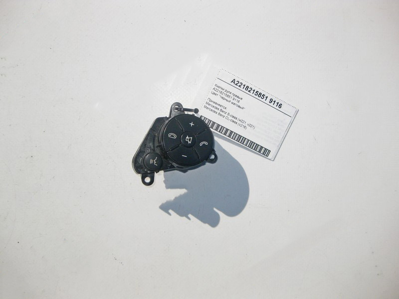Mercedes-Benz  A2218215851 9116 Кнопки керма праві чорні S-Class W221 CL C216 Одеса - фото 1
