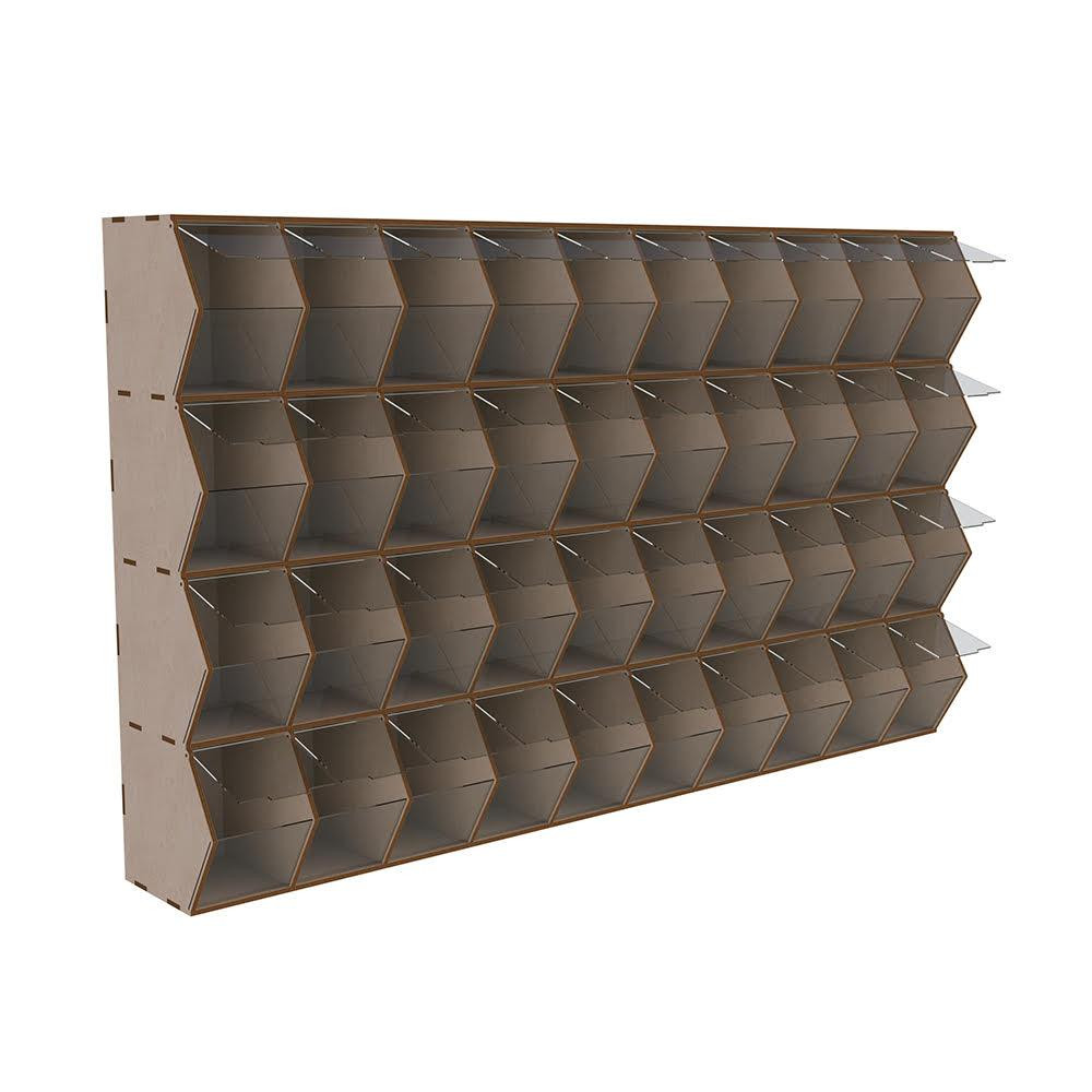 Диспенсер EKOSTAR для цукерок, снеків, горіхів, круп на 40 комірок Київ - фото 3