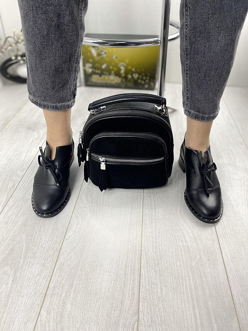 Sothby 's Туфлі жіночі Sothby 's T-593/2 чорні (весна-літо, шкіра натуральна) (2751) лише 37р.3 Коломия - фото 5