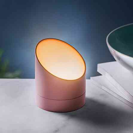 Будильник-лампа Gingko The Edge Light с регулировкой яркости (Розовый) Киев