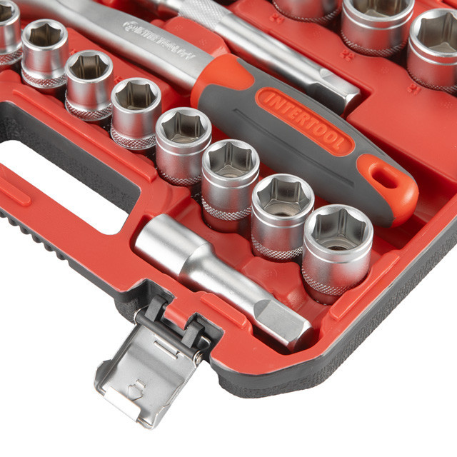 Набір інструментів 1/2" 21од (ET-6021SP) INTERTOOL ET-9021 Київ - фото 4