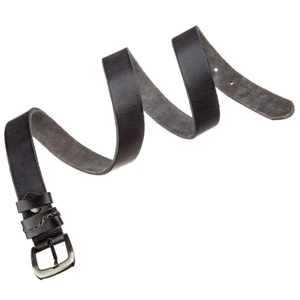 Ремень классика мужской Черный (Vintage) Киев - изображение 3