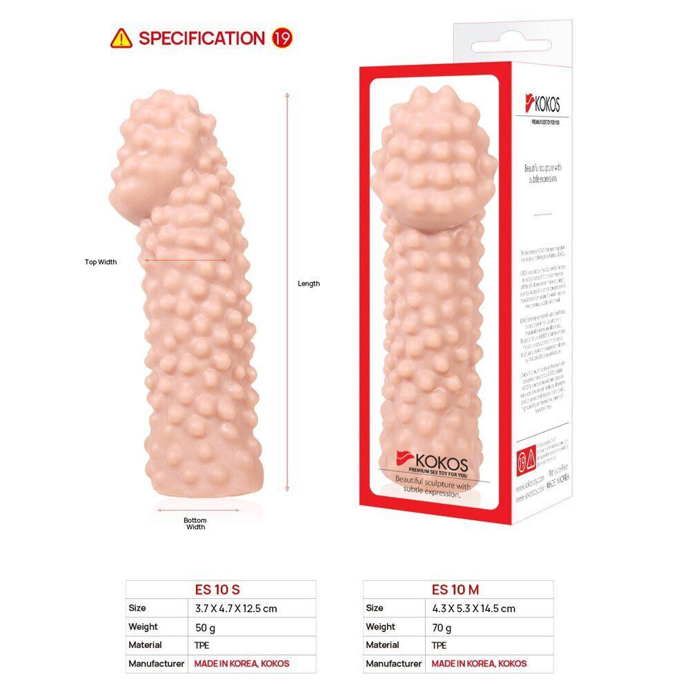 Насадка на член Kokos Extreme Sleeve ES.10 розмір S (м'яте паковання!!!) Sex Aura Київ - фото 6