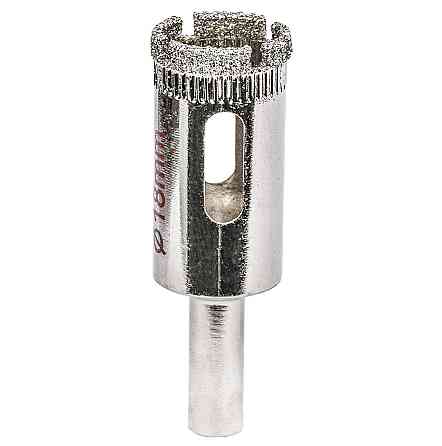 Коронки алмазные по керамике и стеклу Ø18мм (КРАТНО 2шт) SIGMA (1541181) Киев