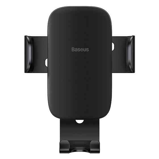 Автотримач для телефону Baseus Metal Age II Gravity Car Mount (Round Air Outlet Version) SUJS030001 (Чорний) Миколаїв