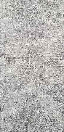 Шпалери вінілові на флізеліні Rasch Golden Hour метрові вензель завитки сірі сріблясті Київ