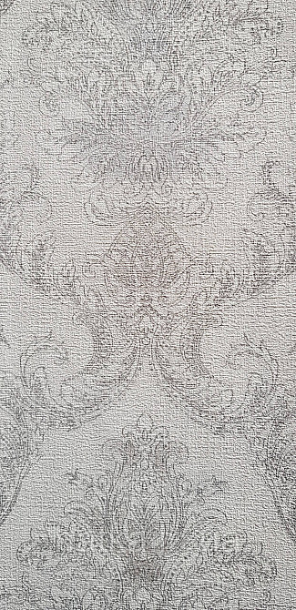 Обои виниловые на флизелине Rasch Golden Hour метровые вензель завитки серые серебристые Киев - изображение 1