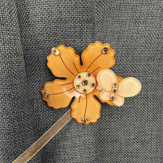 Магніти для штор і гардин Весна набір 2 шт Помаранчевий 81-314 Київ