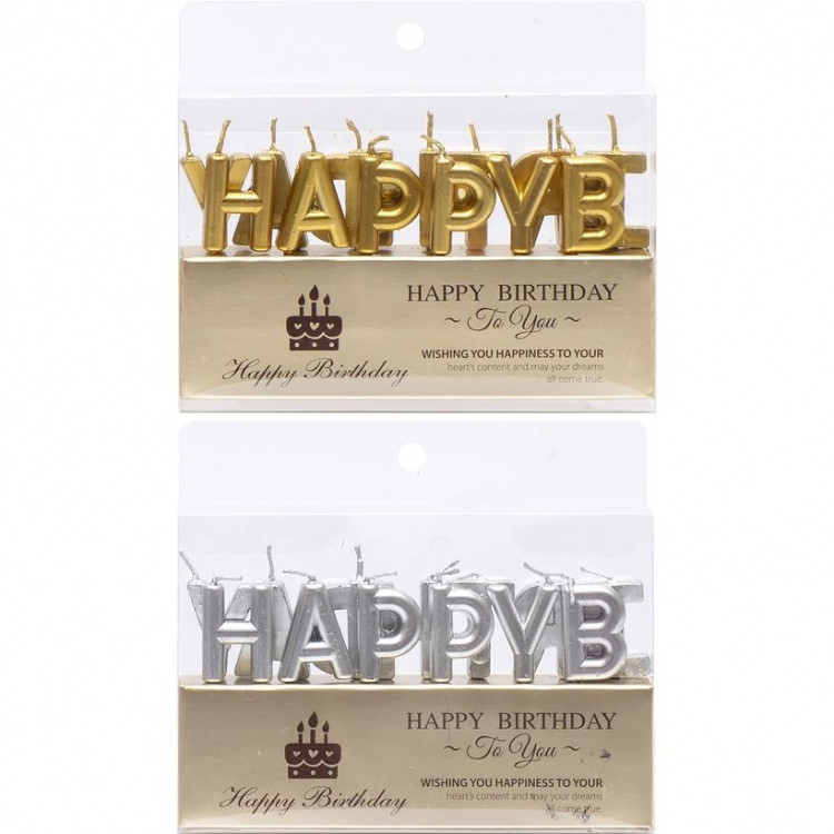 Свічки для торта Happy Birthday Вінниця - фото 1