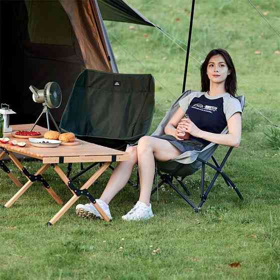 Складаний туристичний стілець Naturehike CNK23JU0001 (Темно-зелений) Вінниця