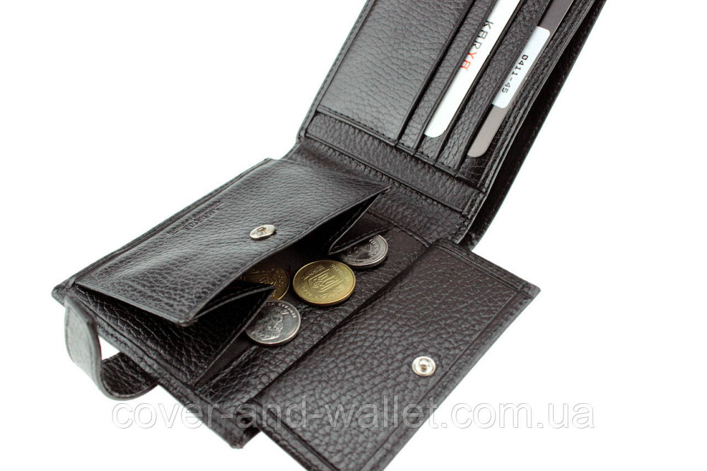 Якісний тонкий чоловічий шкіряний гаманець Karya 0411-45 Київ - фото 8