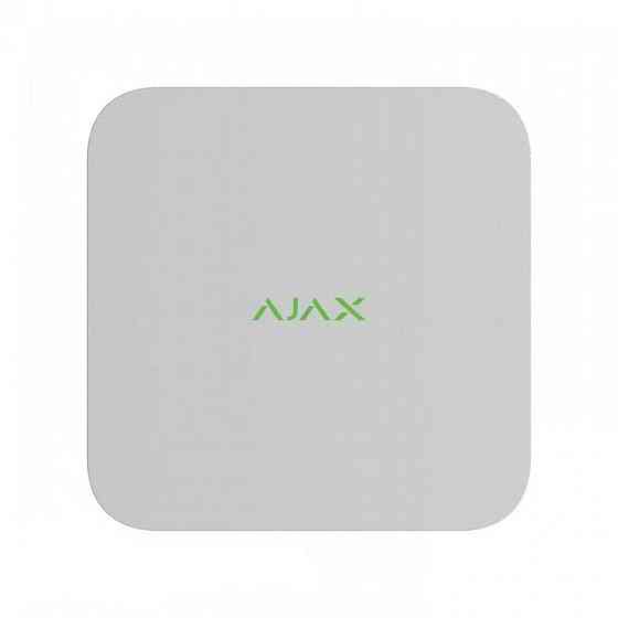 Мережевий відеореєстратор Ajax NVR (8ch) white, роздільна здатність до 4К, підтримка ONVIF/RTSP, декодування H.265/H.264, ємність Київ