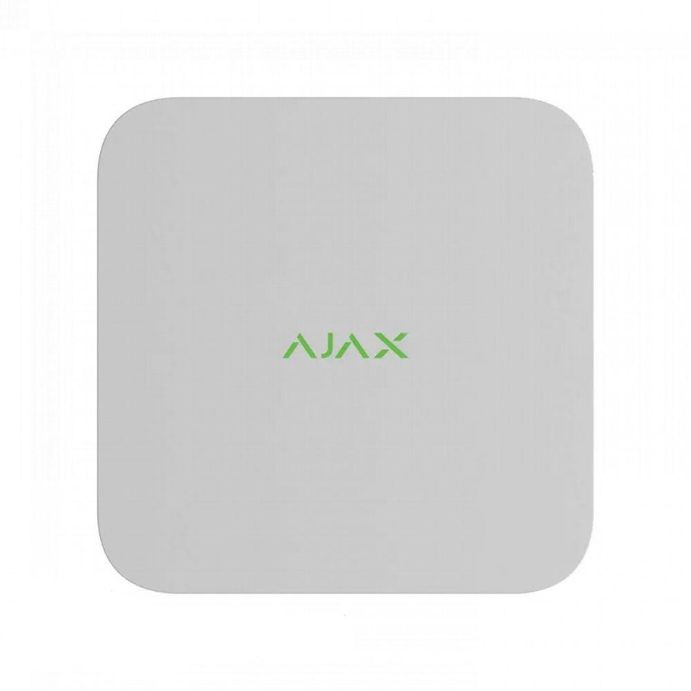 Мережевий відеореєстратор Ajax NVR (8ch) white, роздільна здатність до 4К, підтримка ONVIF/RTSP, декодування H.265/H.264, ємність Київ - фото 1