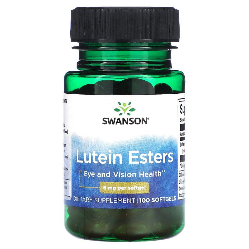 Лютеїн Swanson Lutein Esters 6 mg 100 softgels Луцьк - фото 1
