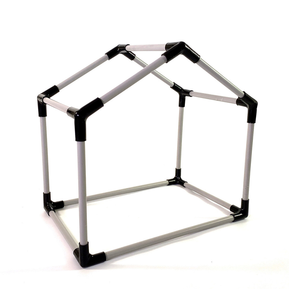 Простий дитячий 3D конструктор Buda будиночок із трубок для хлопчиків та дівчаток. Борисполь - изображение 4