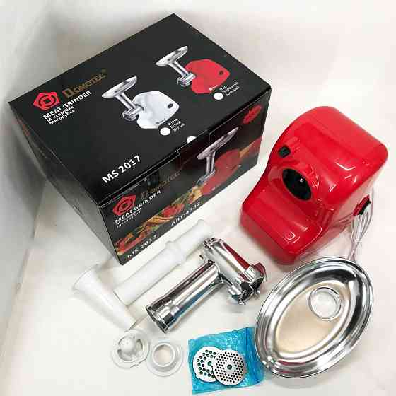 М'ясорубка насадка для приготування ковбас Domotec, Електром'ясорубка помічниця, М'ясорубки професійні AQ-69 Львів