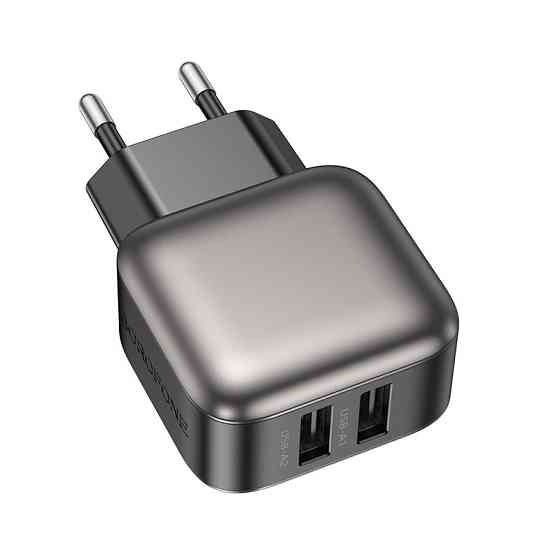 Сетевое зарядное устройство BOROFONE BAS51A Absolute dual-port charger Black Одесса