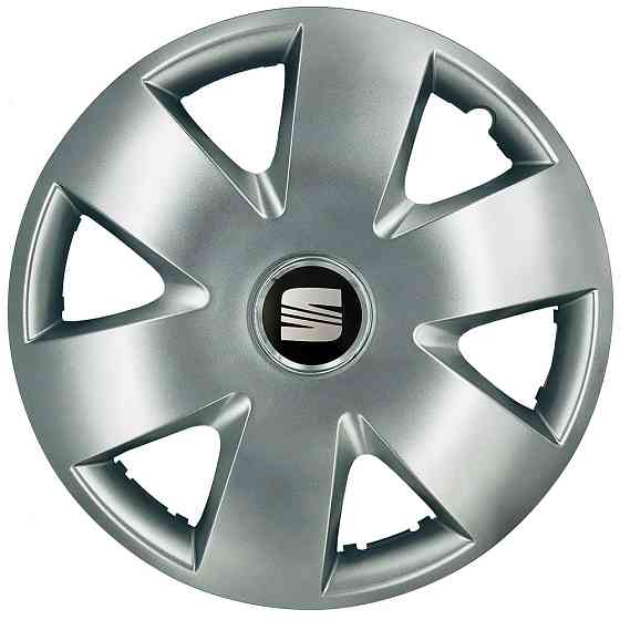 Автомобильные модельные колпаки R15 Seat 308 4шт, SJS, серебряные Киев