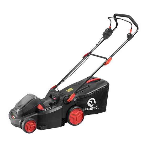 Газонокосарка акумуляторна безщіткова 40 В (2×20 В), 3500 об/хв, ширина захвату 370 мм, висота зрізу 25-75 мм, контейнер 40 л, без Киев