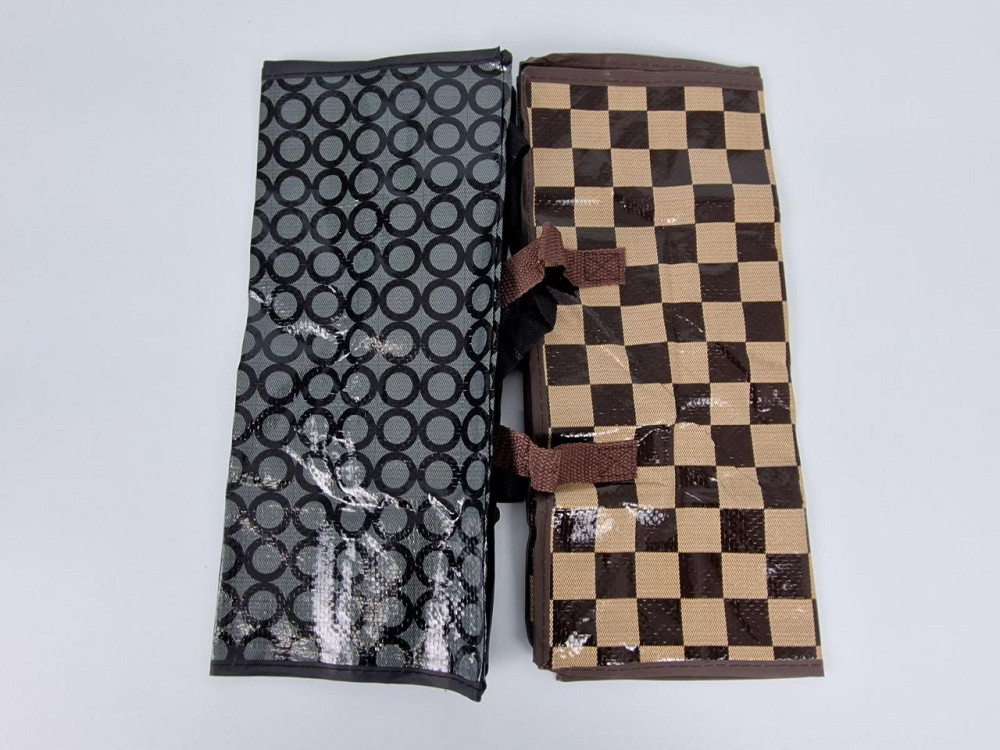 Сумка господарська, поліпропіленова, з кольоровим малюнком No1 Шахи+круги (38x34x18) (1 шт.) Харків - фото 4