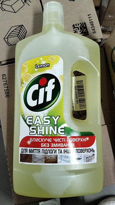 Засіб для чищення підлоги та стін Cif Лимонна свіжість 1 л Київ - фото 2