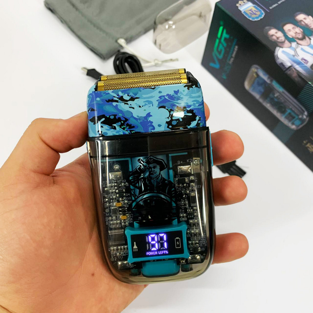 Портативна чоловіча професійна бритва VGR, Електричне бездротове гоління, Бритва професійна для гоління WJ-52 Львів - фото 18