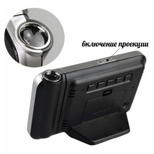 Годинник метеостанція з проектором часу 8190 Вінниця - фото 5