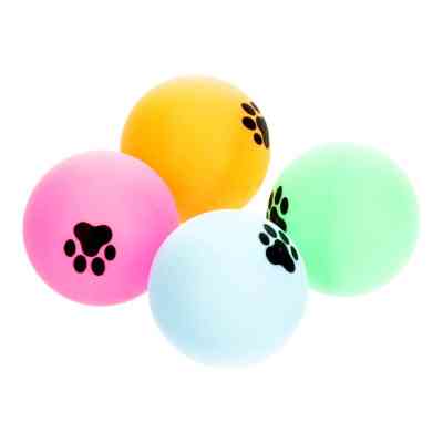 Игрушка для кошек Hippie Pet Мячики ping-pong разноцветные 4 см 4 шт. (HIPCT18090) Винница