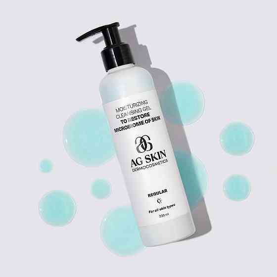 Зволожуючий очищуючий гель для вмивання для відновлення мікробіому шкіри AG Skin 500 мл Дніпро