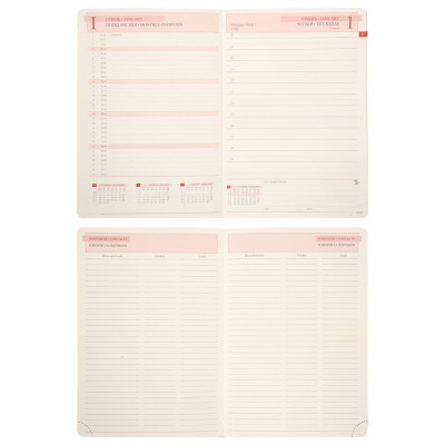 Тижневик Leo planner А5 датований 2026 "Bloom", твердий, 368 сторінок (252683) Вінниця - фото 4