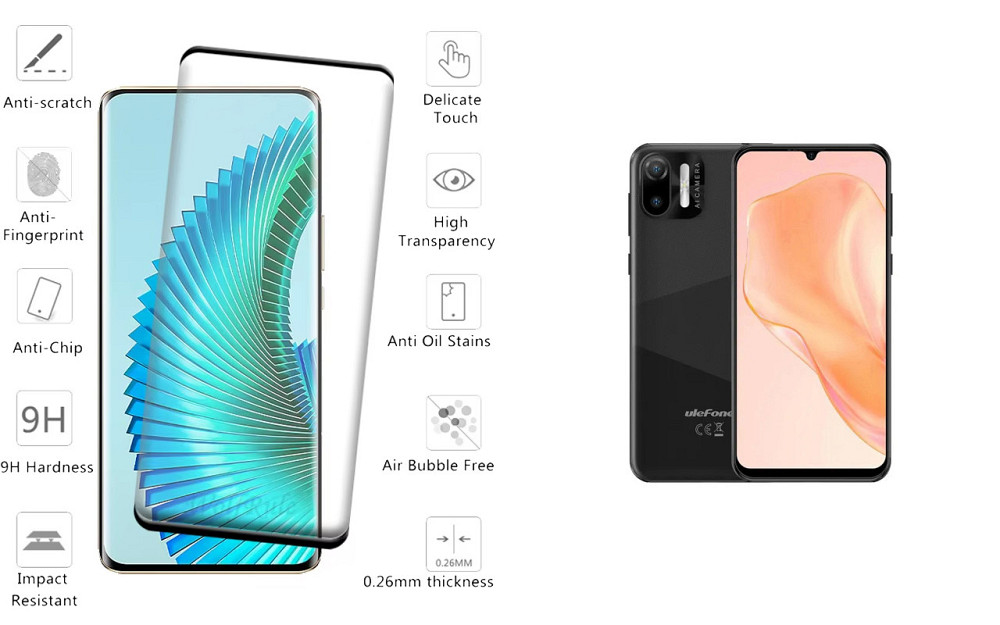 Захисне скло HyperGlass Pro для Ulefone Note 6, Note 6P, Note 6T – максимальна чутливість та захист Київ - фото 2